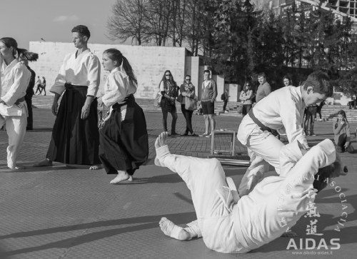 Aikido praktika sakurų parke 2014 05