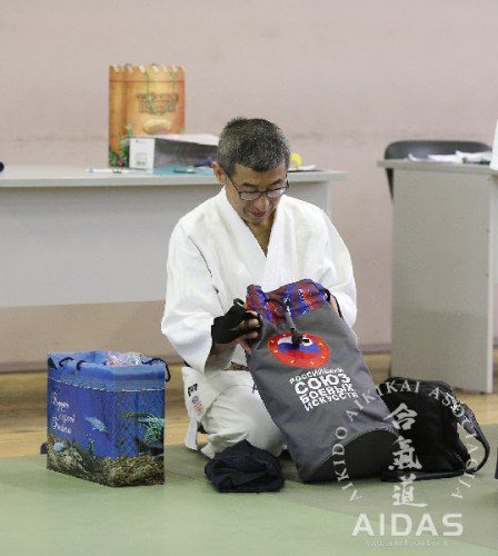 Šihano Siodzi Seki, 8 Dan Aikikai Hombu Dodzio, Tokijus, seminaras Maskvoje 2016 04